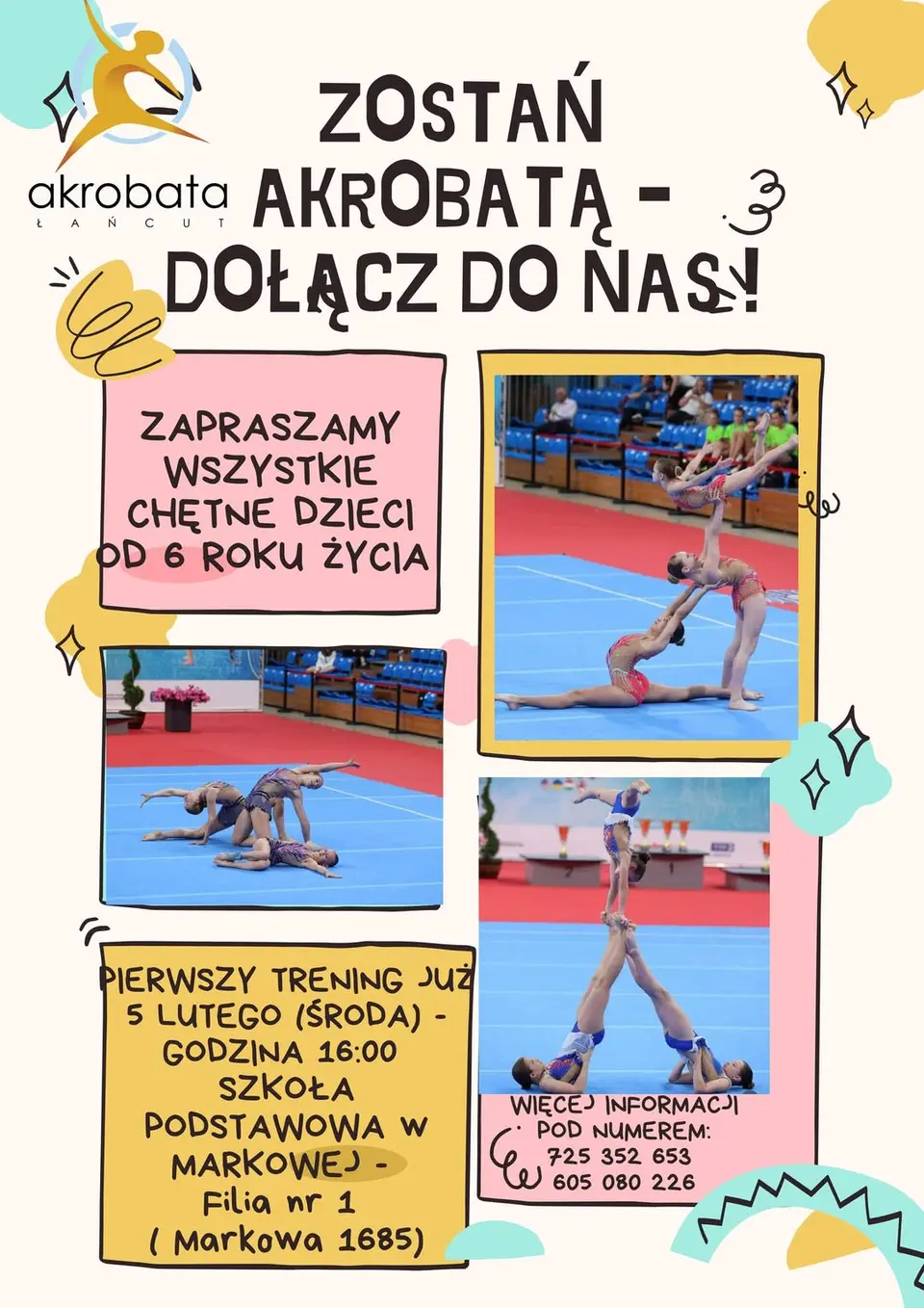 Nowa lokalizacja: zajęcia w Markowej